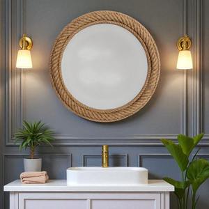 Miroir de maquillage à main en résine de style européen vintage, forme ovale, fleur de rose sculptée, miroir cosmétique pour femmes, mariage - Product Image 2