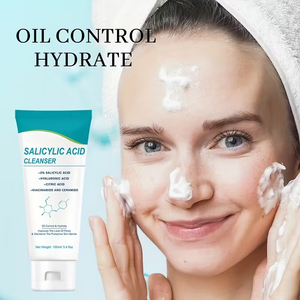 Nettoyant Visage OEM Marque Privée à 2% d'Acide Salicylique – Traitement Anti-Acné, Contrôle du Sébum, Nettoyage en Profondeur des <span class=keywords><strong>Pores</strong></span> pour Peaux Grasses - Product Image 5