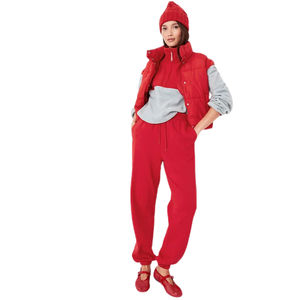 Gilet matelassé respirant en nylon rembourré en polyester à fermeture éclair pour femme, taille plus, pour la saison hivernale - Product Image 6