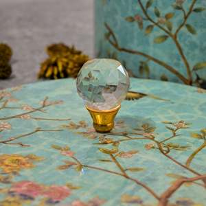 Exquisite Round Wooden <b>Storage</b> <b>Box</b> for Jewelry Organization - Product Image 5