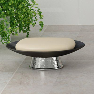 Porte-savon en métal fini argent de qualité exclusive pour la maison la plus vendue porte-savon décoratif de salle de bain à bas prix - Product Image 5