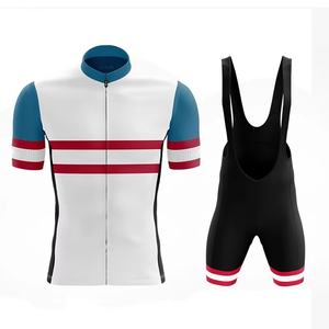 Último Diseño en Ropa Deportiva, Traje de Ciclismo de Manga Corta, Uniforme de Ciclismo de Montaña, Cómodo Uniforme de Ciclismo con Tirantes a Bajo Precio - Product Image 6