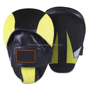2024 gants de boxe incurvés professionnels mitaines de mise au point en cuir PU imprimées de haute qualité et tampons de frappe - Product Image 1