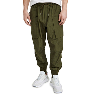 Joggers activos acampanados de verano para hombre, colección de otoño, pantalones de chándal transpirables, decoración de retazos, antiarrugas, liso, informal, recto - Product Image 6