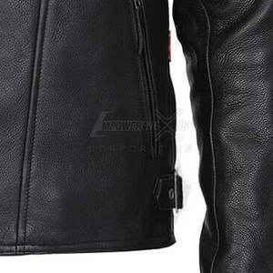 Chaqueta de moto de cuero genuino al mejor precio para hombre, venta en línea teñida lisa, chaqueta de moto para hombre hecha en Pakistán - Product Image 6