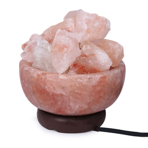 Lámpara de sal con forma de cuenco del Himalaya Natural más vendida Forma personalizada Lámparas de sal con forma de cuenco hechas a mano - Product Image 3