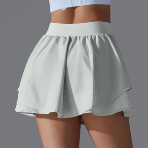 2025 jupe de tennis athlétique taille haute personnalisée avec tissu à séchage rapide et respirant couleur personnalisée - Product Image 6