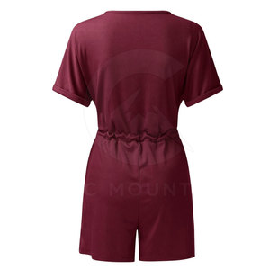 <b>Women</b> <b>Rompers</b> Summer Casual Lightweight Cotton Short Sleeve Outdoor Sport Holiday Fashion Trendy Comfortable Wear - Product Image 6