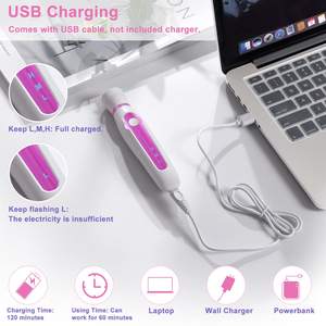 Rasoir électrique rechargeable pour femmes, rasoir à double lame pour utilisation humide et sèche, étanche IPX7, tondeuse à cheveux pour le visage, le corps, les aisselles, les sourcils - Product Image 3