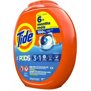 NUEVOS Detergentes para Ropa Tid-e PODS con Fragancia Natural y Quitamanchas, 112 Unidades para Compradores al por Mayor - Product Image 1