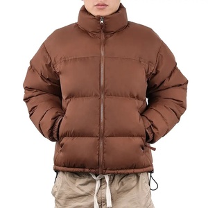Vestes d'Hiver Unisexe en Nylon sur Mesure à Col Montant Style Bulle Bouffante Vente en Gros à la Mode pour la Saison Masculine - Product Image 4