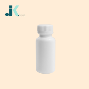 Solutions OEM/ODM de qualité supérieure du Vietnam CR Lid White 30ml HDPE Sirop d'emballage bouteille ronde M0303 - Product Image 3