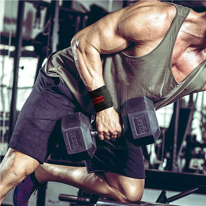 Pakistán hizo transpirable último gimnasio desgaste muñequeras superventas hombres Fitness Gear muñequeras - Product Image 6