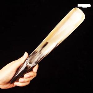 Long Handle Natural Eco-Friendly <b>Shoehorn</b> Made From Buffalo and Ox Horn Full Handmade Quality In India - Product Image 3