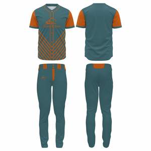 Uniformes de béisbol y sóftbol hechos a medida de alta calidad, estampados transpirables de talla grande para adultos disponibles para pedidos a granel - Product Image 5