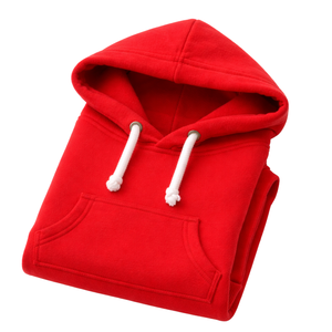 Sweat à capuche pour chien Paw Red, imprimé graphique audacieux, confortable, chaud et douillet en polaire - Product Image 6