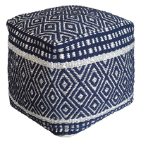 Pouf en coton super confortable, design moderne, style vintage, repose-pieds tricoté, tabouret bohème, siège personnalisable pour jardin, vente en gros