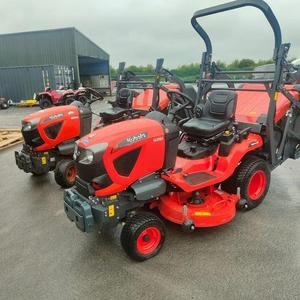 Mini-tracteur de jardin rouge, tondeuse autoportée, débroussailleuse, machine à couper l'herbe pour vergers, fermes et sentiers - Product Image 1