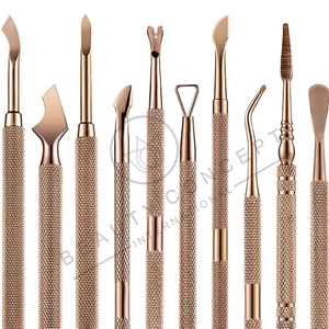 Rose Gold Expert Double-Ended Rose Gold Cuticle Pusher Stainless Steel Nail Cleaner and Gel Polish Remover Scraper Eco-Friendly - Product Image 6