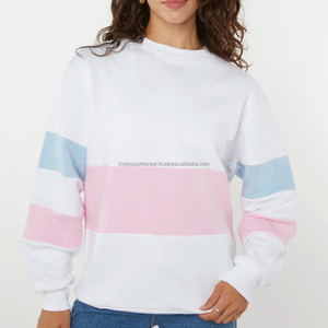 เสื้อสเวตเชิ้ตผู้หญิงจากโรงงานโดยตรงในสหรัฐอเมริกา รับทำโลโก้ ผ้าฝ้ายขนแกะ เสื้อกันหนาวสำหรับฤดูหนาว จำหน่ายส่ง - Product Image 2