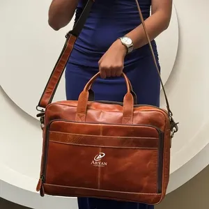 New Real Handmade Full Grain Genuine Leather <b>Messenger</b> <b>Bag</b> <b>Laptop</b> Case File Holder Office <b>Bags</b> Unisex Crossbody Shoulder <b>Bag</b> - Product Image 1