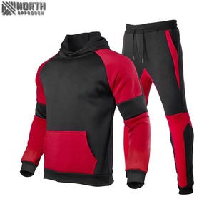 Conception personnalisée hommes hiver Jogging survêtement 100% haute qualité coton respirant avec col à capuche pour hommes femmes - Product Image 3