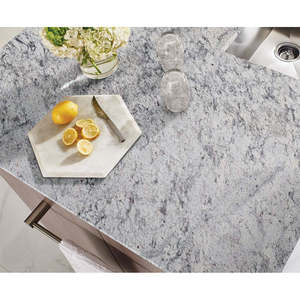 Dalle de granit blanc Aspen au design moderne, surface polie et flammée, écologique, marque UNION, pour application extérieure et salle de bain - Product Image 4