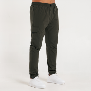 Pantalon cargo droit léger en sergé 100% coton pour homme, multi-poches, tactique, extérieur, coupe ample, décontracté, respirant, écologique - Product Image 4