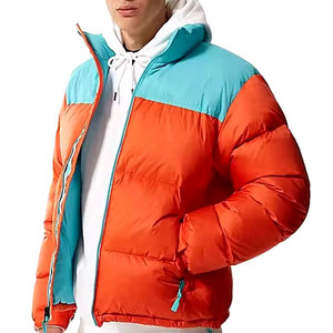Best Polyester Cotton Printed Men <b>Puffer</b> <b>Jacket</b> \ Windproof Custom Design Long Sleeve Full Zipper Men <b>Jackets</b> - Product Image 4
