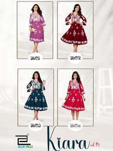 Blusa Moderna y Cómoda para Mujer, Estilo Indio-Pakistaní, 14 kg, Tela Rayón Lakhnavi, Completamente Cosida, Tejido Grueso con Relieve, Informal - Product Image 6