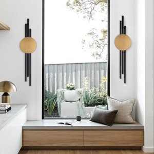 Decoración colgante de pared de Metal de diseño para el hogar, Panel de Arte Moderno elegante, sala de estar, dormitorio, oficina, acento de pared - Product Image 2