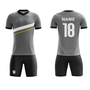 Uniforme de Fútbol Personalizado con Logotipo, Transpirable, de Secado Rápido, Manga Corta, Ropa de Fútbol de Alta Calidad 2023 - Product Image 3
