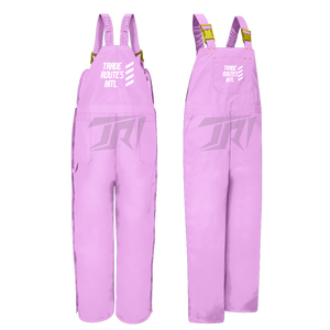 B2B Wholesale Pink Workwear Set Hi Vis Industrial Use <b>Overall</b> with Bib Button Shirt Crew Necks Custom Logos Waterproof Fabrics - Product Image 5