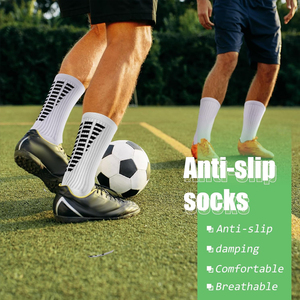 Calcetines atléticos de alto rendimiento para hombre, fábrica a granel, venta al por mayor, Talón y punta acolchados, paneles de malla transpirable, MOQ bajo - Product Image 3