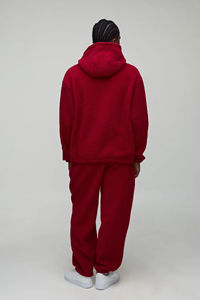 2025 nueva llegada 100% algodón de gran tamaño chándal para hombre personalizado DTF impreso Logo transpirable pulóver para hombre conjunto de 2 piezas - Product Image 3