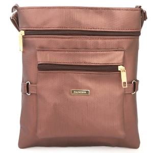 กระเป๋าสะพายไหล่ผู้หญิง (7569) - สีน้ำตาลเข้ม - Product Image 3