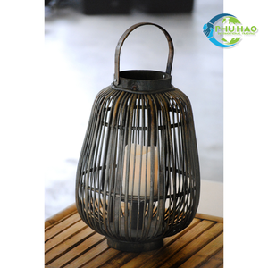Art populaire Essence: ROTIN BAMBOU LANTERNE LUSTRES Espaces de vie rustiques Décor à la maison Restaurant Resort Jardin Personnalisation - Product Image 4