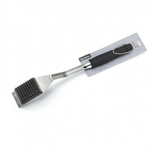 Brosse de barbecue EXPERT Inox & Nero SP470-45cm en acier inoxydable et noir pour la cuisson en extérieur - Product Image 2