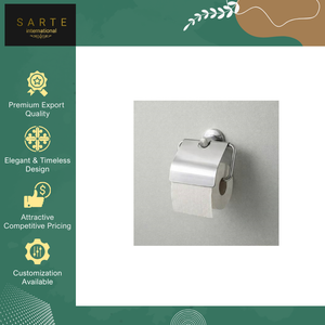 Portarrollos de Papel Higiénico Rectangular Plateado, de Alta Calidad, Bajo Precio, Montado en la Pared, Ecológico, Diseño Moderno, Duradero y Elegante - Product Image 4