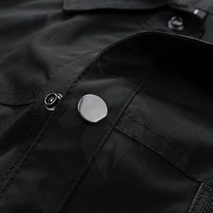 Gran oferta de fábrica, camisas Cargo de algodón 100% para hombre, cuello de polo polar de secado rápido, características transpirables, logotipo personalizado, nuevo estampado - Product Image 5