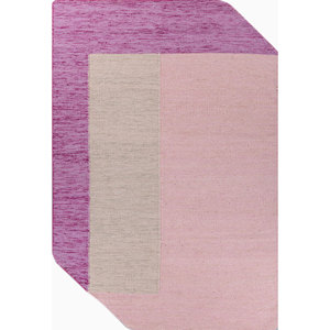 Alfombras de Lana Abstractas Daaira en Rojo y Naranja, Tejidas a Mano, para Sala de Estar o Dormitorio, para el Pasillo del Hogar-Adwl-129 - Product Image 1