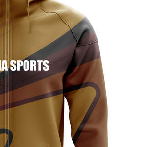 Sweat-shirt à capuche zippé décontracté pour homme, de haute qualité, en coton, à manches longues, prix de gros du Pakistan - Product Image 6