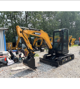 Excavatrices sur chenilles SANY d'occasion certifiées CE avec godet, mini-excavatrices SY35 de 3,5 tonnes à vendre - Product Image 6
