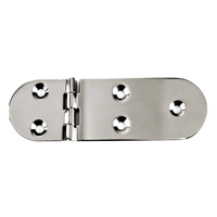 Charnière ovale asymétrique 126*40mm en acier inoxydable 316, quincaillerie marine, pièces et accessoires pour bateaux et yachts