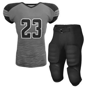 Maillot de football américain personnalisé pour adulte, 100 % polyester, coupe ajustée, haute qualité, sublimation, broderie, manches courtes, Star Works - Product Image 3