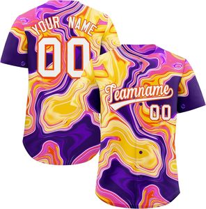 Maillots de baseball d'équipe personnalisables Production OEM avec noms imprimés Tissu sublimé pour uniformes de ligue et de pratique - Product Image 1