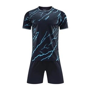 Camiseta de fútbol para hombres con logotipo de nombre de equipo Servicio OEM personalizado para hombres Mujeres Jóvenes Niños-Uniformes de equipo únicos de corte automatizado - Product Image 1