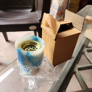 Porte-encens unique en résine et en bois, brûleur d'encens Bakhoor, tendance, prix bas, brûleur d'encens en gros, décoration d'intérieur - Product Image 1