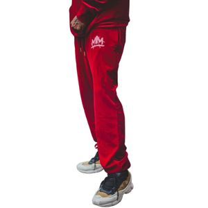 กางเกงวอร์มผู้ชายผ้ากำมะหยี่ ผ้าฝ้าย ยืดหยุ่น สไตล์ลำลอง สตรีทแวร์ กางเกงแทร็ค ใส่สบาย ทรงพอดีตัว ชุดกีฬา วิ่งออกกำลังกาย ฝึกซ้อม สำหรับผู้ชาย - Product Image 2