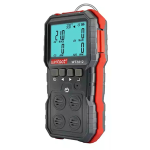 Moniteur de gaz WINTACT WT8812/GT8219 pour la détection des gaz combustibles, de l'oxygène <span class=keywords><strong>O2</strong></span>, du sulfure d'hydrogène H2S et du monoxyde de carbone CO - Product Image 1